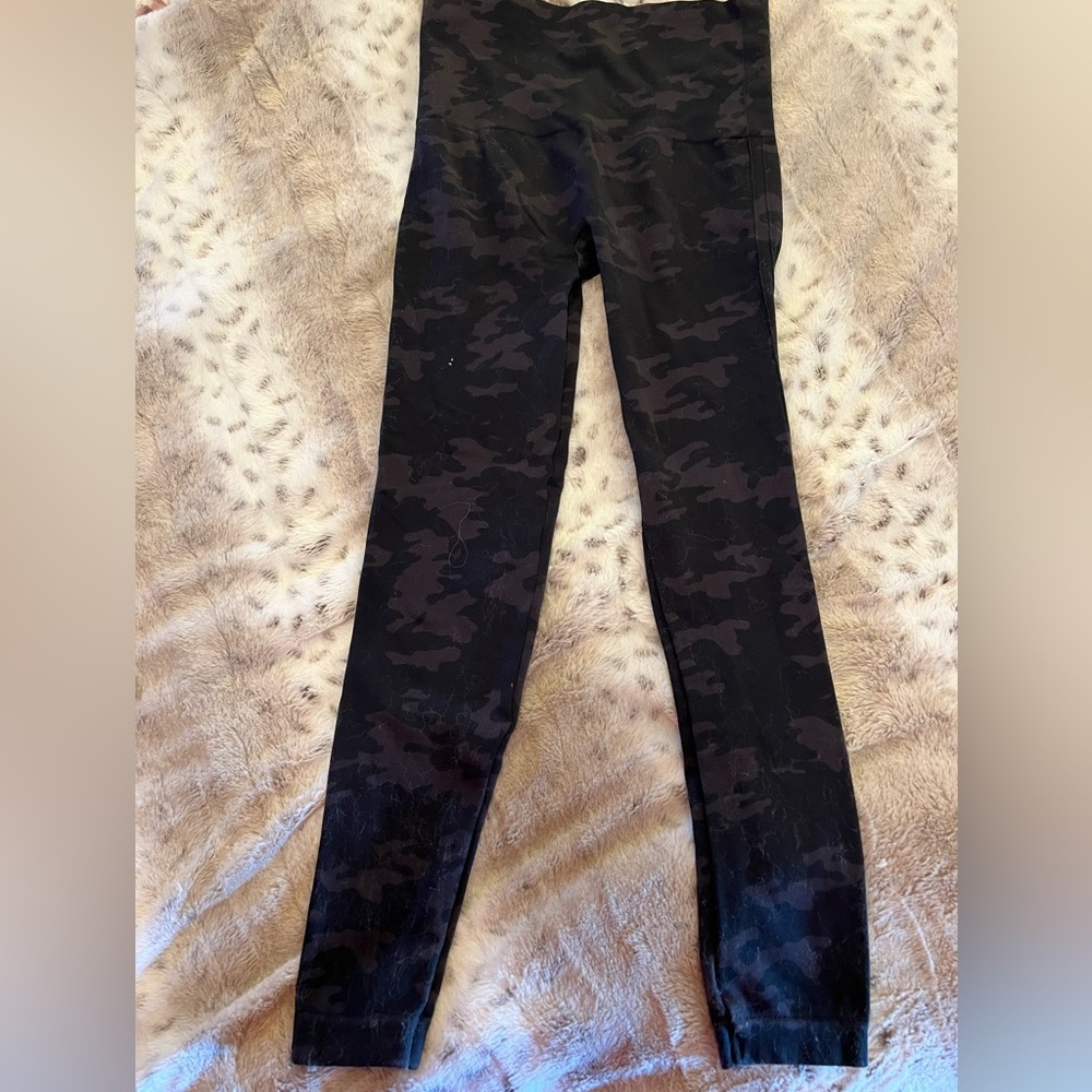SPANX camo leggings